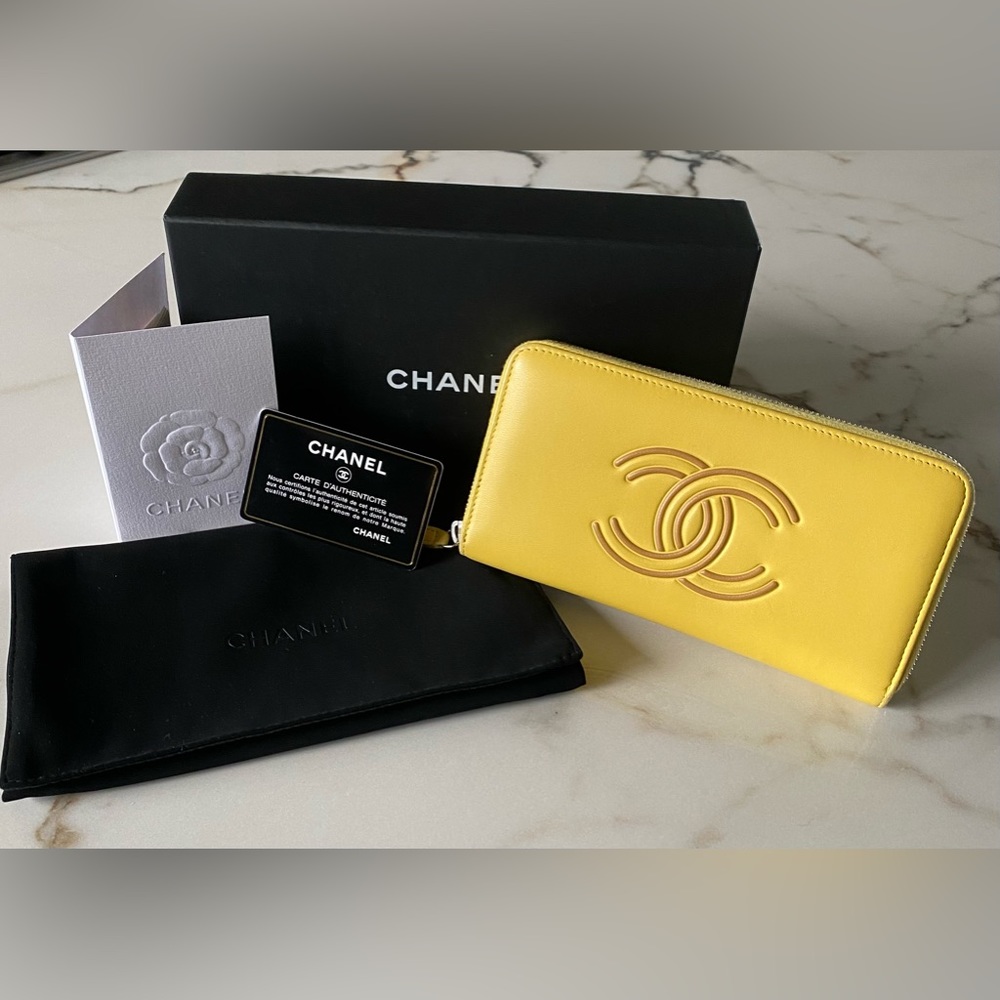 Chanel Yellow
Timeless CC Zip Around
Wallet